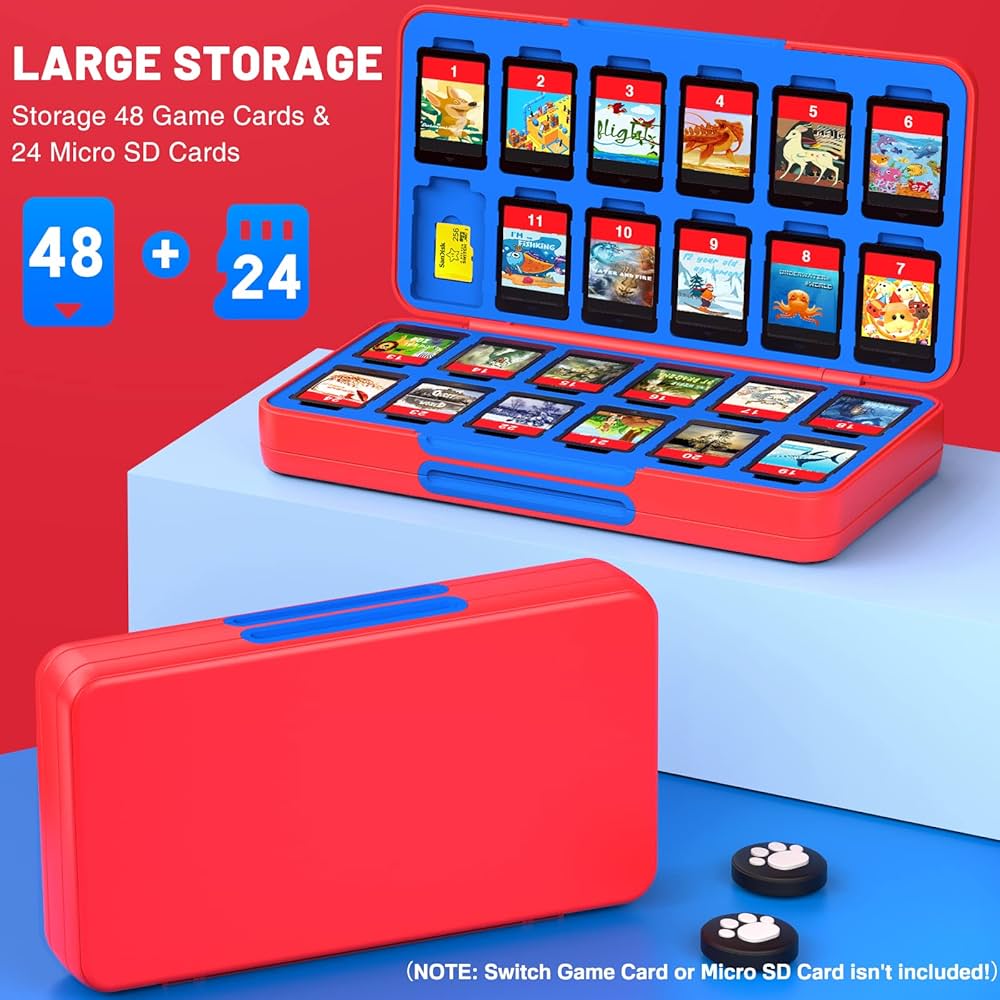 Amazon.co.jp: Switch ゲームケース Nintendo Switch用 48ゲームカード