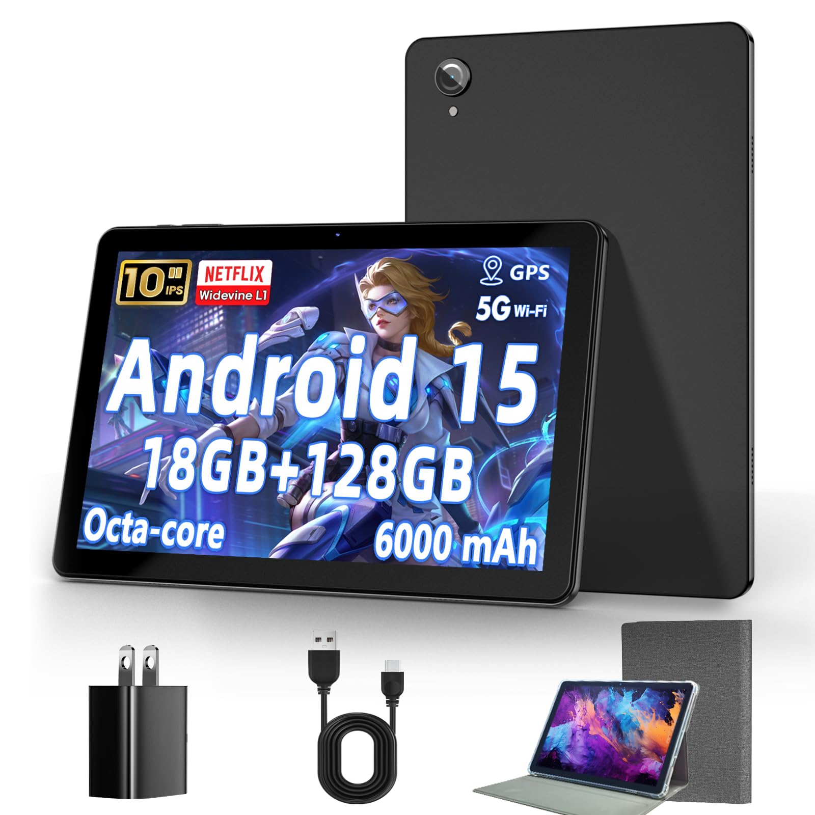 Amazon.com : Aobante 10 Inch Tablet, Android 15 Tablets with 18GB