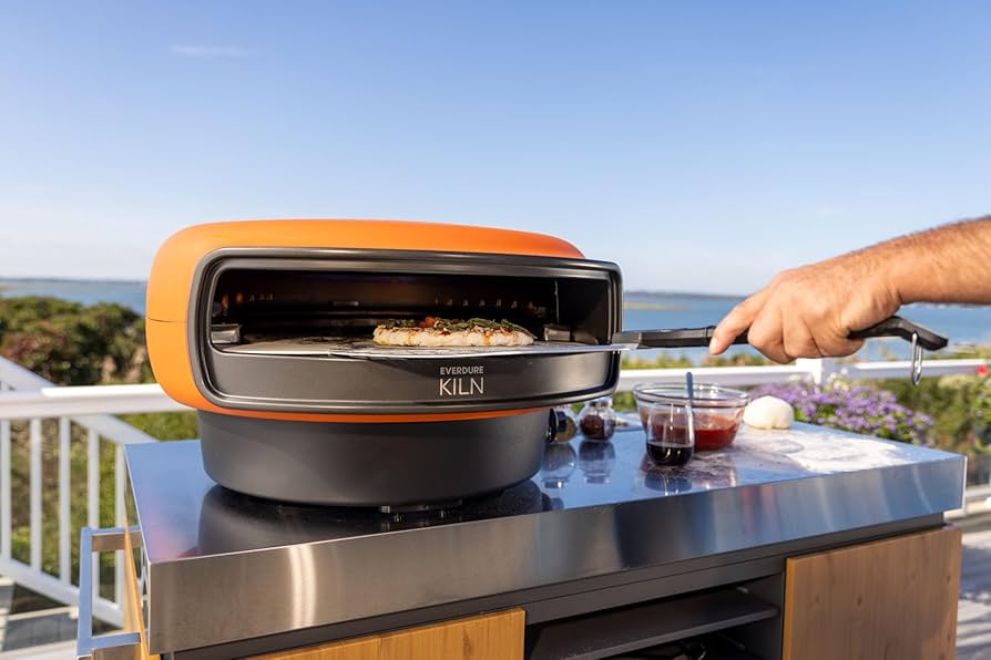 Amazon.com: Everdure Kiln 1 Burner Pizza Oven (Terracotta