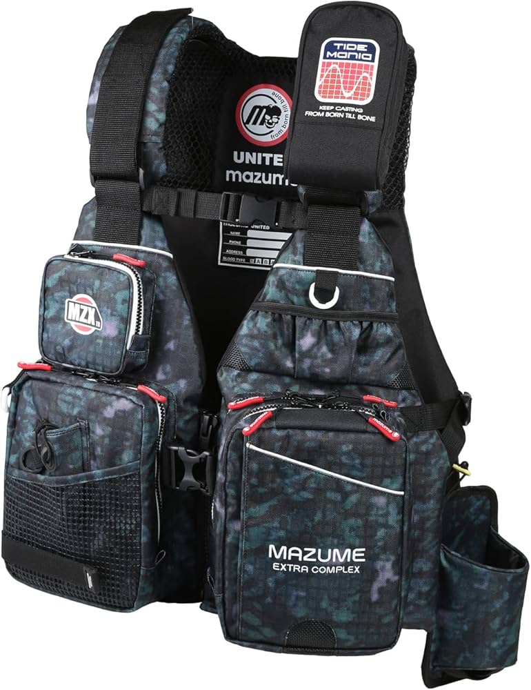 Amazon | mazume MZX タイドマニア ライフジャケット MZXLJ-089-05