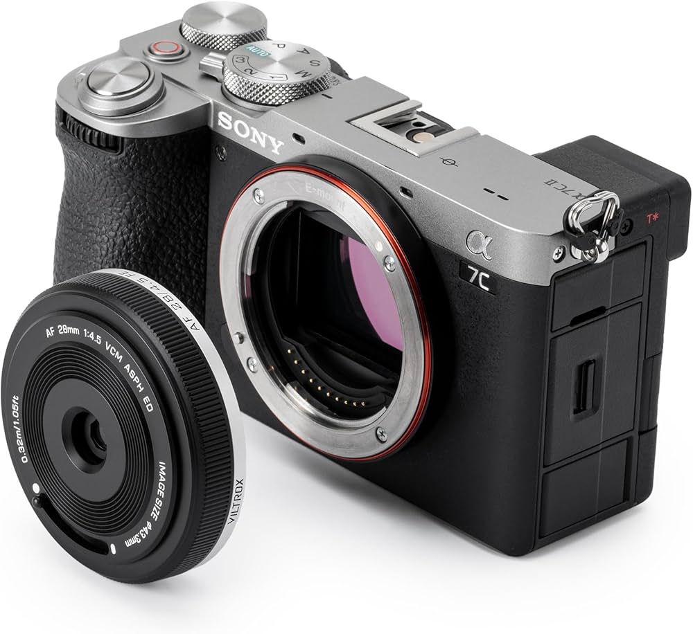 Amazon.co.jp: VILTROX AF 28mm F4.5 FE 超薄型 レンズ Sony Eマウント