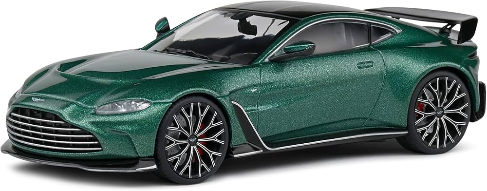 Solido Model Car Scale 1:43 Aston Martin V V12 Green : Buy Online