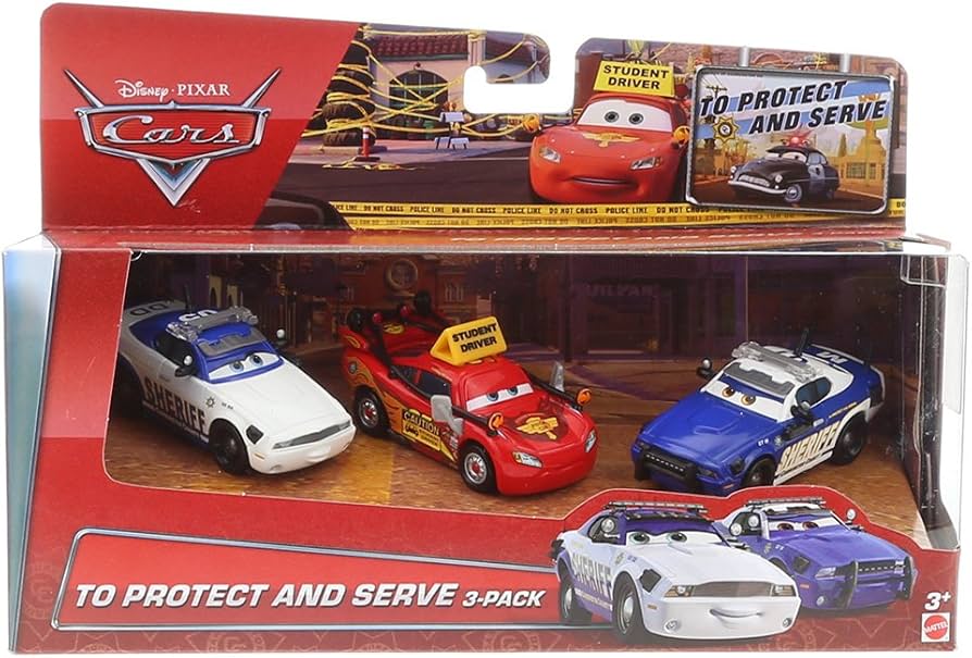 Amazon.com: Disney/Pixar Cars, To Protect and Serve 3-Pack : Books