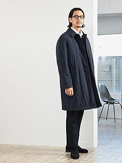 ビーミング・バイ・ビームスのSorona中綿入りステンカラーコート: 男の