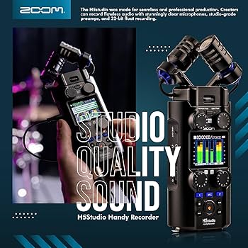 Amazon.com: Zoom H5Studio Handy Recorder, 32-Bit Float, Large XY