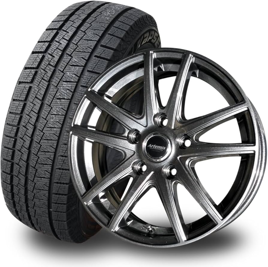 Amazon | 185/65R15 スタッドレスタイヤ＆ホイール4本セット シエンタ