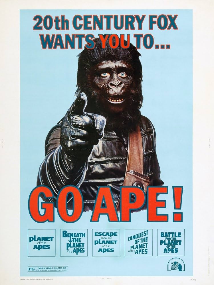 Amazon.com: Planet Of The Apes Us Poster 1974 Tm And Copyright
