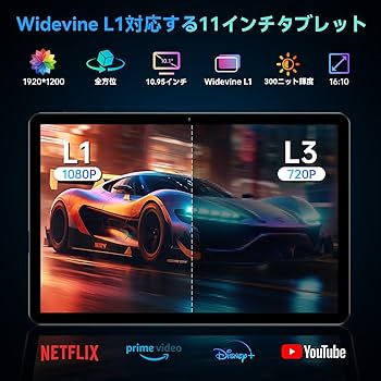Amazon.co.jp: Alphawolf LPad3 Android 15 タブレット 11インチ Wi-Fi
