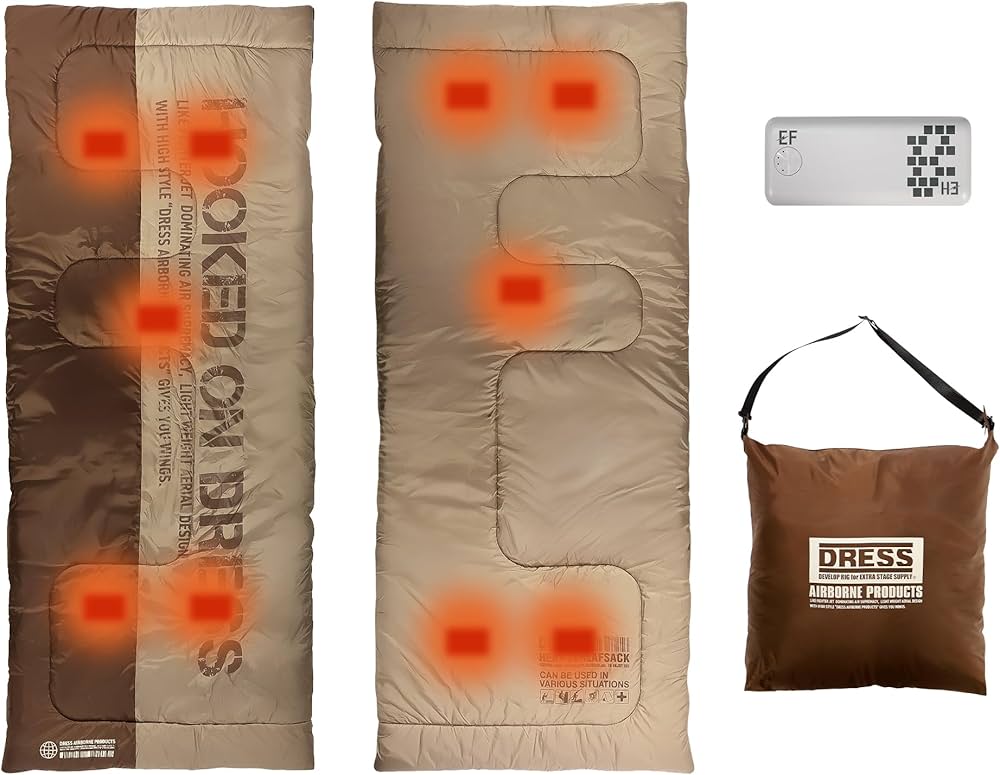 Amazon.co.jp: ドレス(DRESS) 電熱 5WAY ヒートシュラフ 収納袋