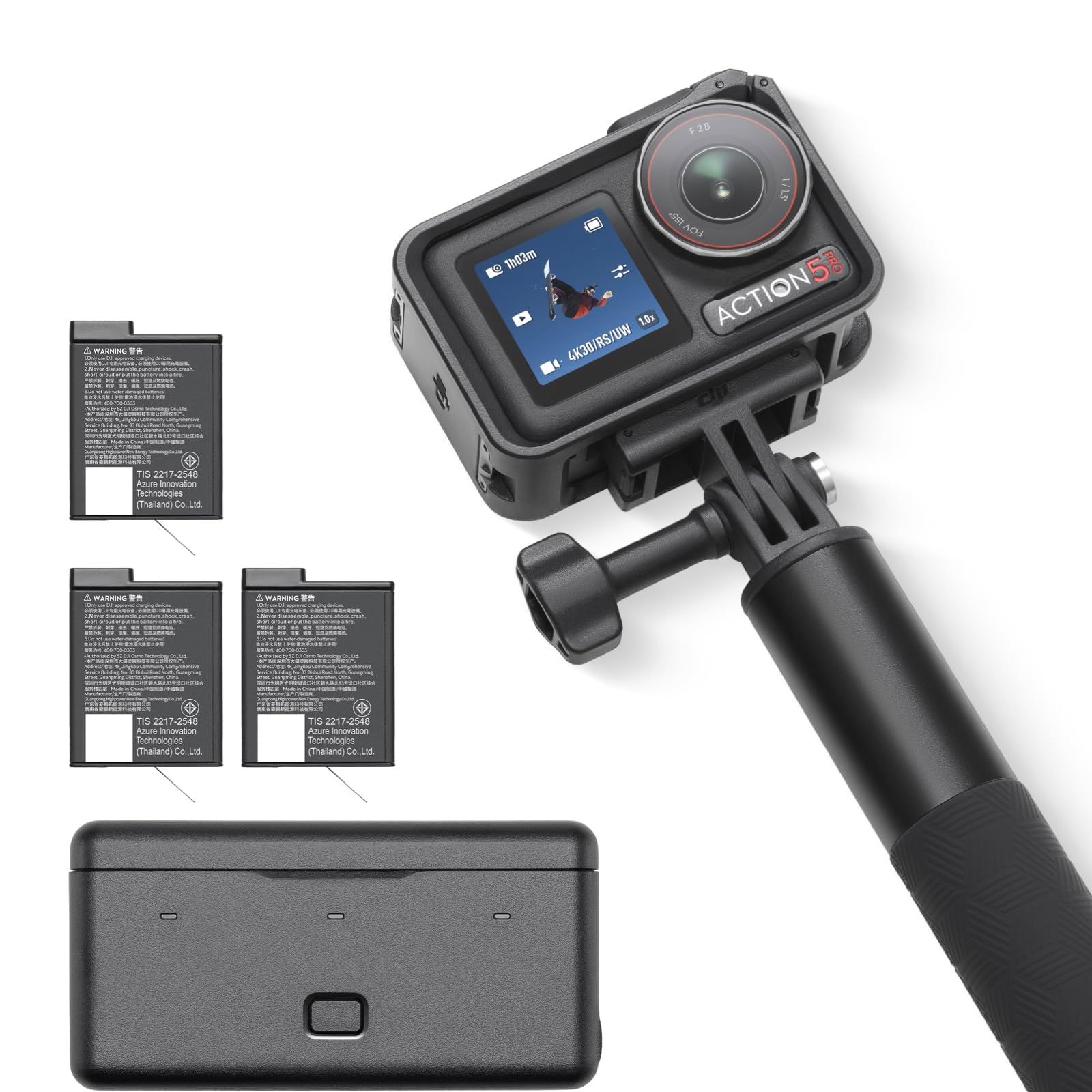 Amazon.co.jp: DJI Osmo Action 5 Pro Adventure Combo Action Camera