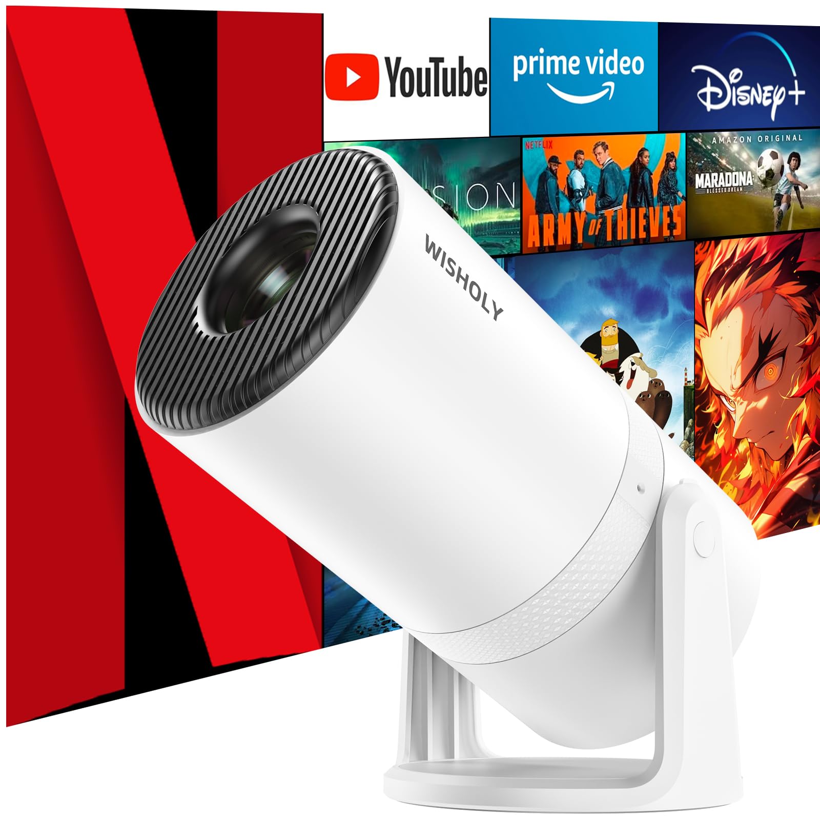 Amazon.co.jp: WISHOLY プロジェクター 小型【令和7年5月新登場！270