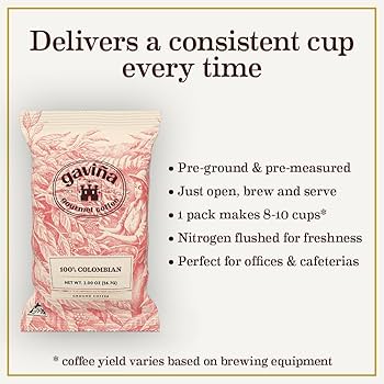 Amazon.com : Gaviña Gourmet Coffee 100% Colombian Supremo portion