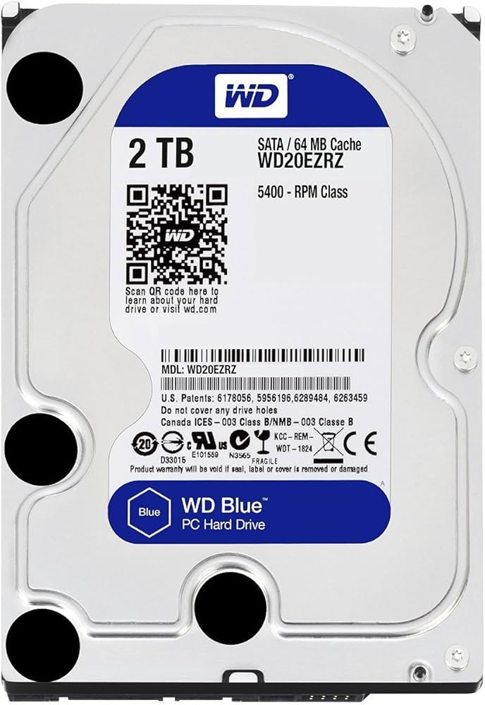 Amazon | WD20EZRZ-RT [WD Blue（2TB 3.5インチ SATA 6G 5400rpm 64MB