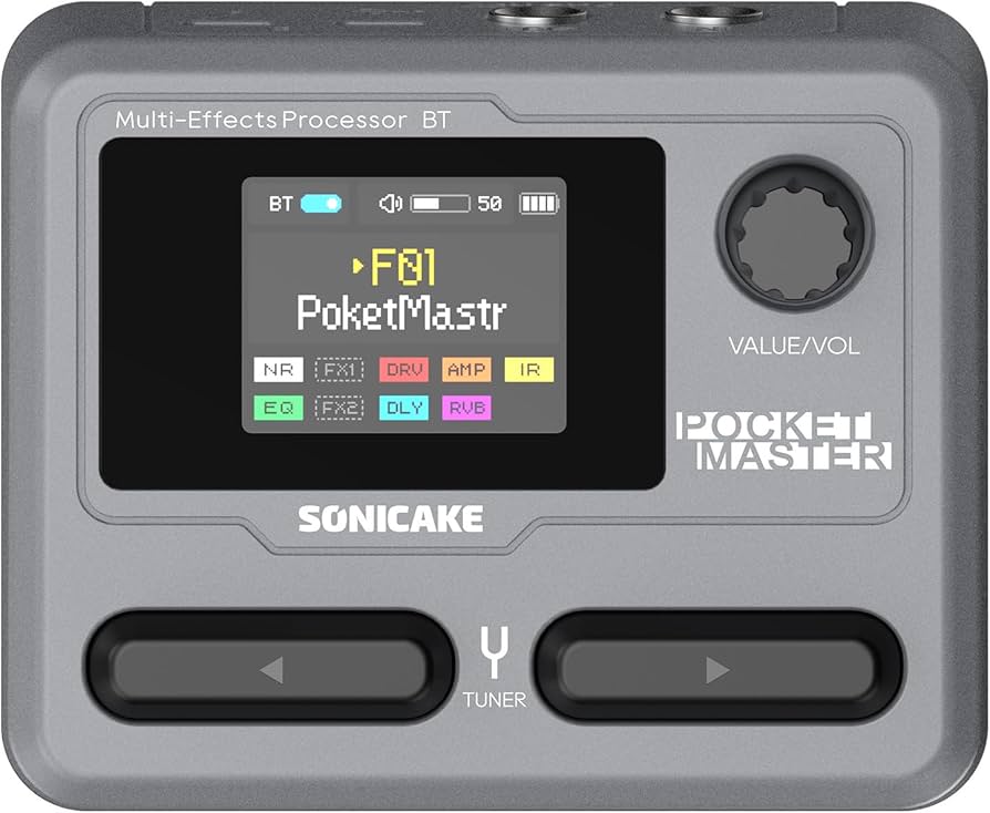 Amazon.com: SONICAKE Pocket Master-Multi Effects Guitar Pedal with
