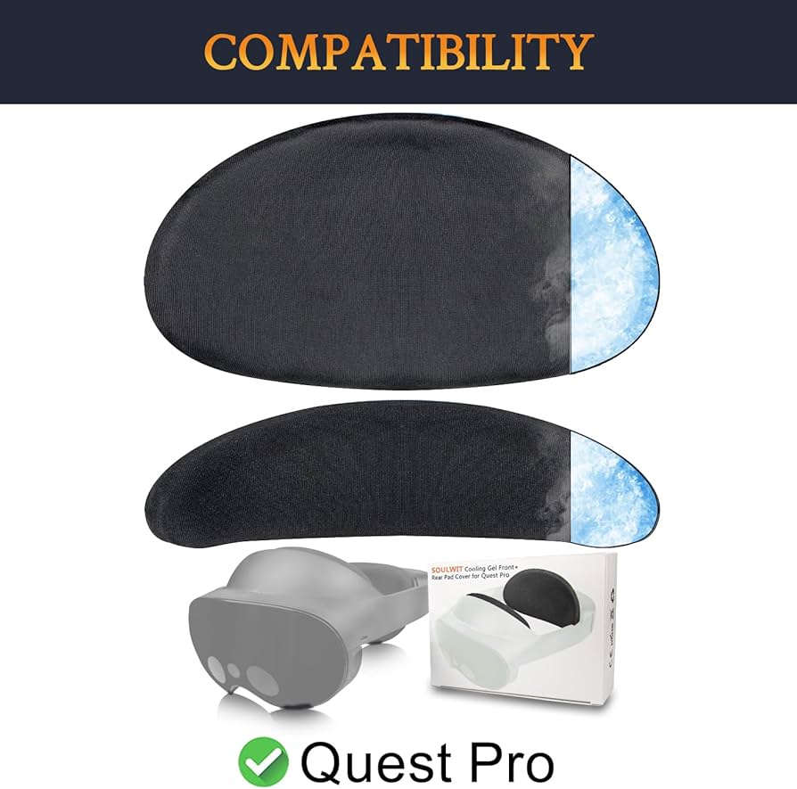 Amazon | SOULWIT 額+後頭部 クッション セット Quest Pro VR 用