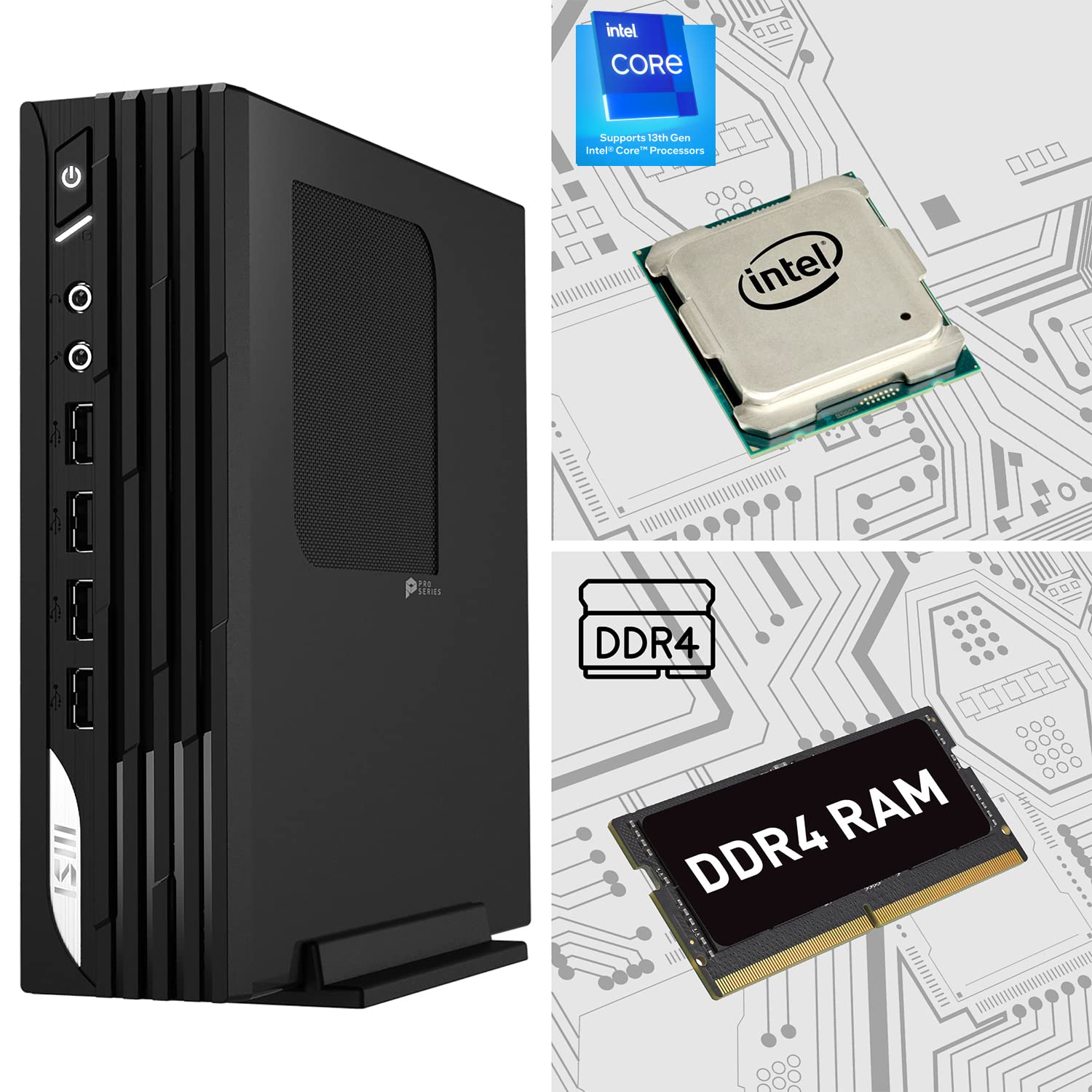 Amazon.com: msi PRO DP21 Desktop, Intel Core i3-13100, UHD 730