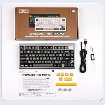 Amazon | EPOMAKER TH80 PRO V2 ワイヤレス ゲーミングキーボード RGB