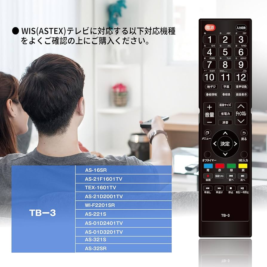 Amazon.co.jp: WIS TB-3 リモコン for AS-16SR TEX-1601TV AS