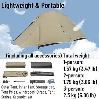 Amazon.com : Naturehike 2024 Cloud up Pro Tent, Upgrade Ultralight