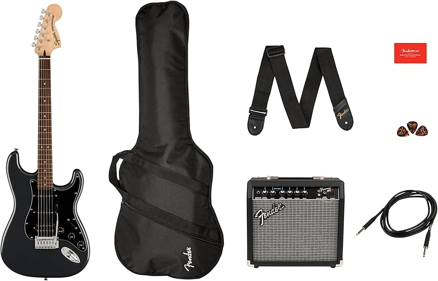 Amazon.com: Squier Affinity Series Stratocaster Packs Electric