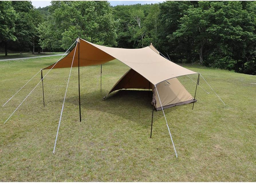 Amazon | テンマクデザイン 焚火タープ TC コネクト ヘキサ | テンマク