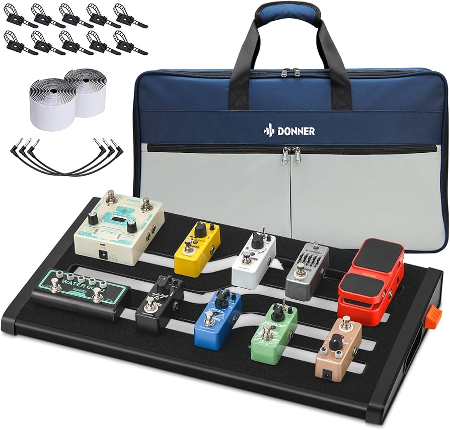 Amazon.co.jp: Donner エフェクターボード ペダルボード ギター