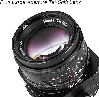 Amazon.com : 7artisans 50mm F1.4 Full Frame Tilt-Shift Prime Lens