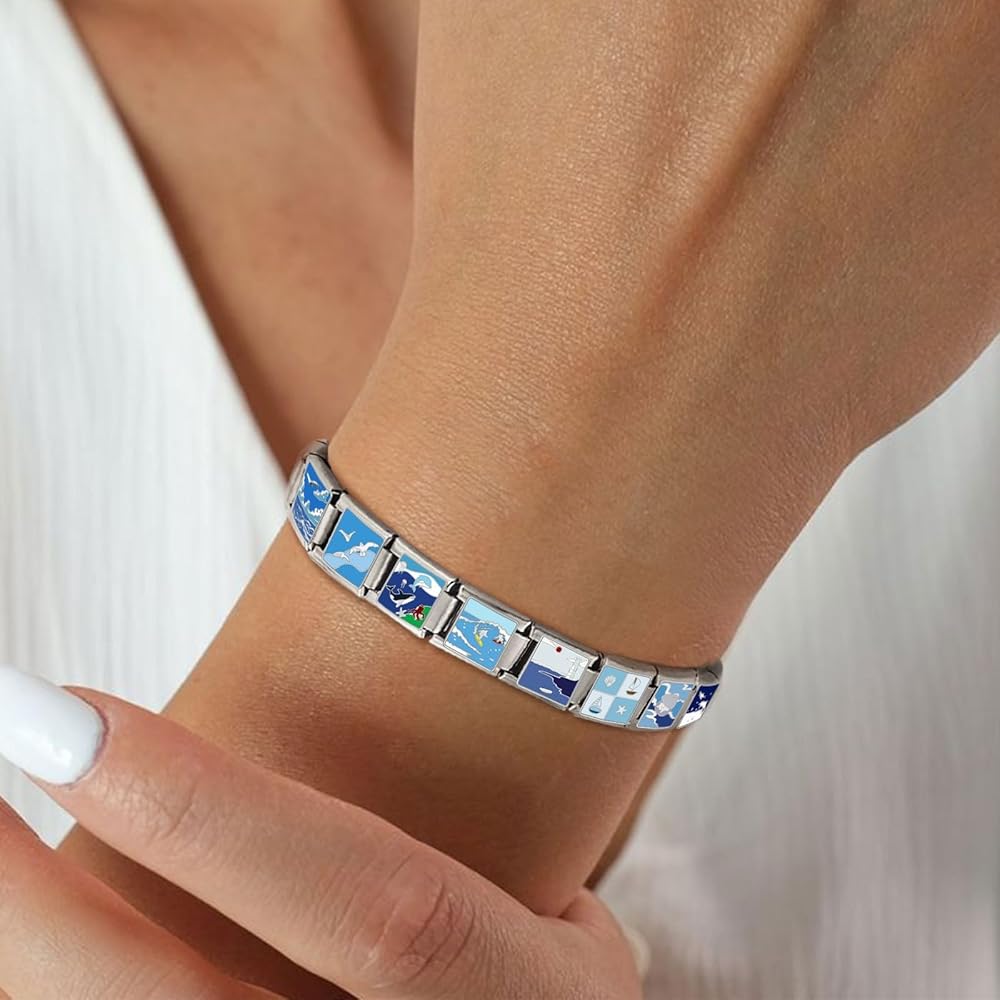 Amazon | ITingstere イタリアンチャームブレスレットセット