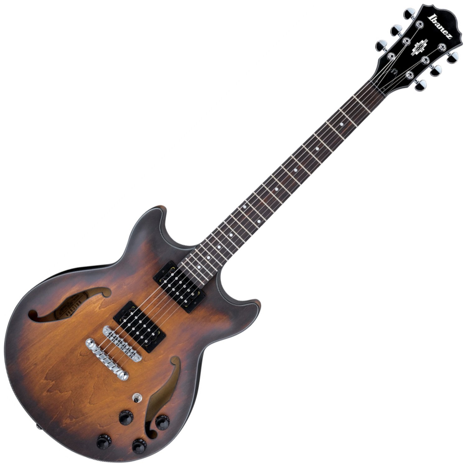 Amazon.com: Ibanez Artcore AM73B - Tobacco Flat : Musical Instruments