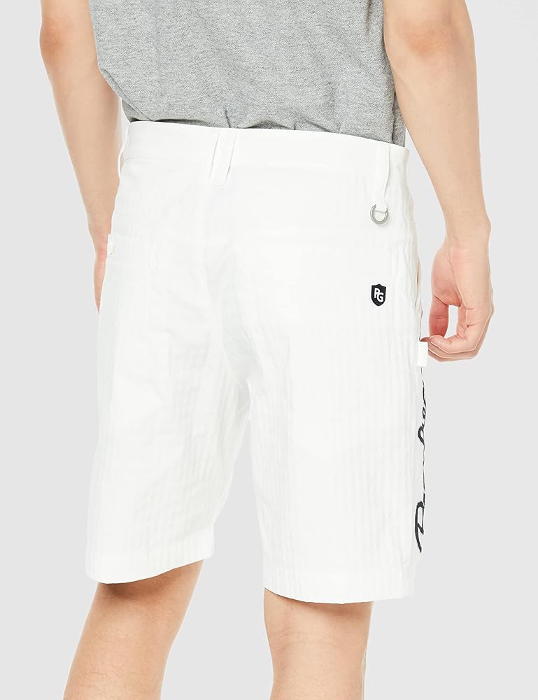 Amazon | [パーリーゲイツ] メンズ ショートパンツ PG筆記体ロゴ