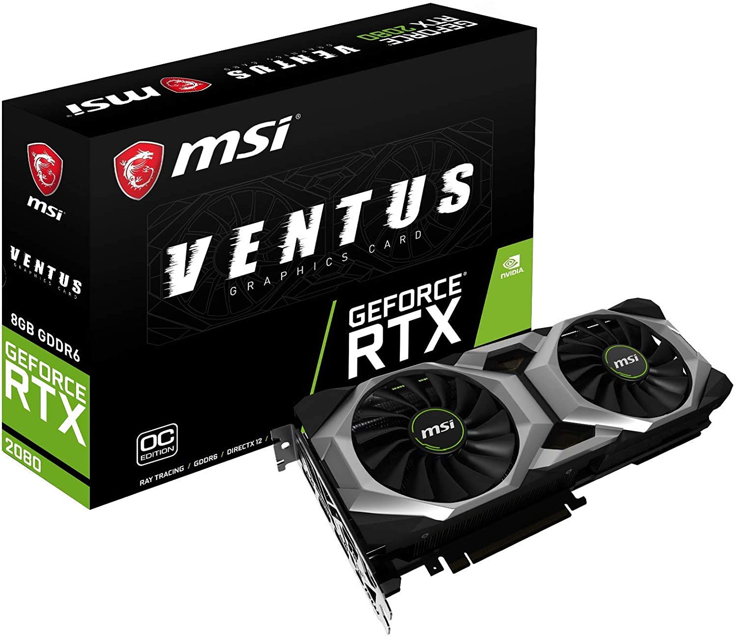 Amazon.co.jp: MSI GeForce RTX 2080 VENTUS 8G OC Graphics Board