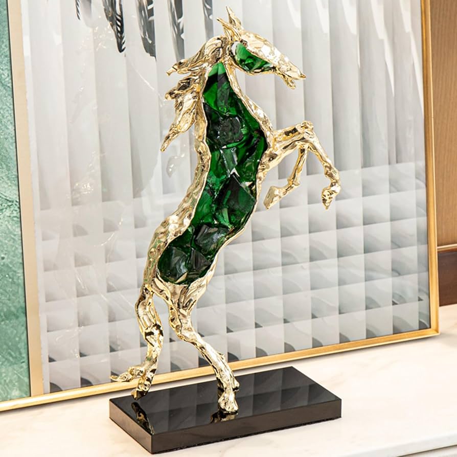 Amazon.co.jp: 馬 置物 馬の彫像 風水グッズ 動物の彫刻 干支 面白い