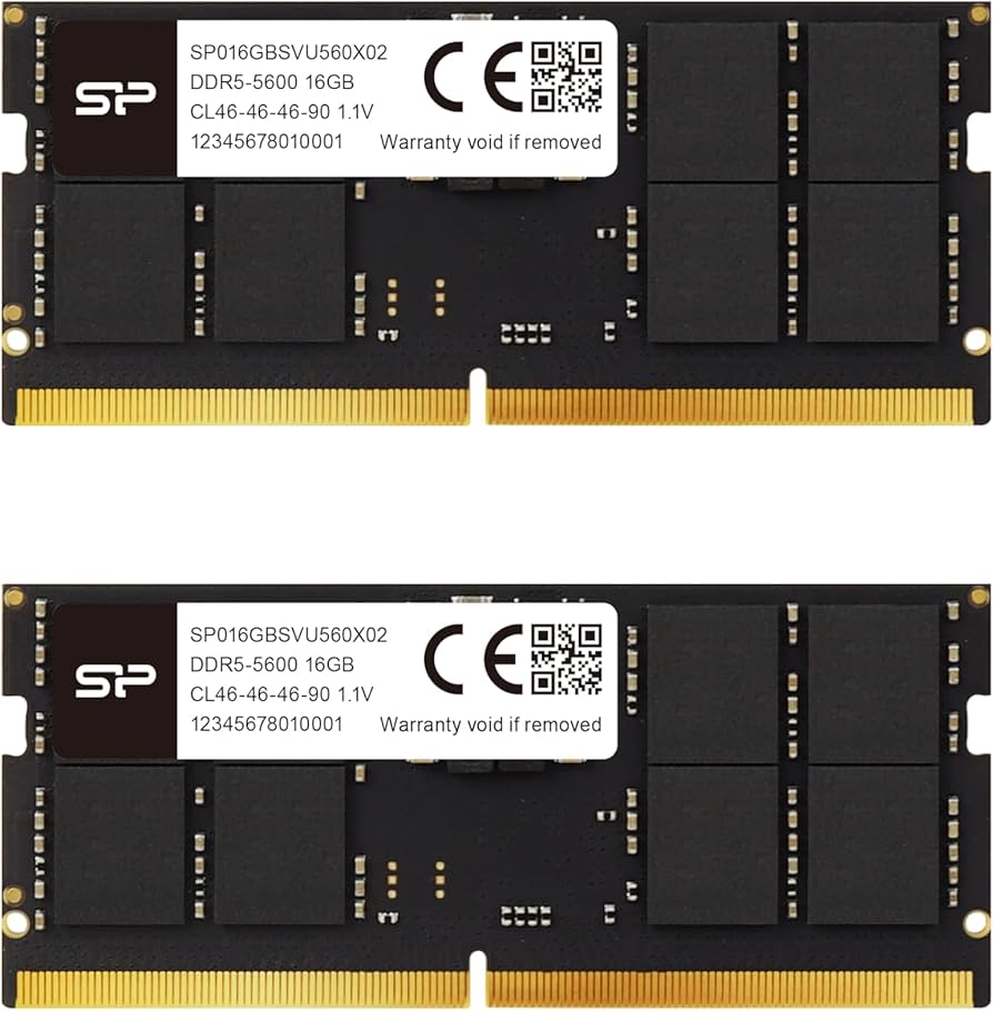Amazon.co.jp: シリコンパワー DDR5 32GB キット (16GB x 2) 5600MHz
