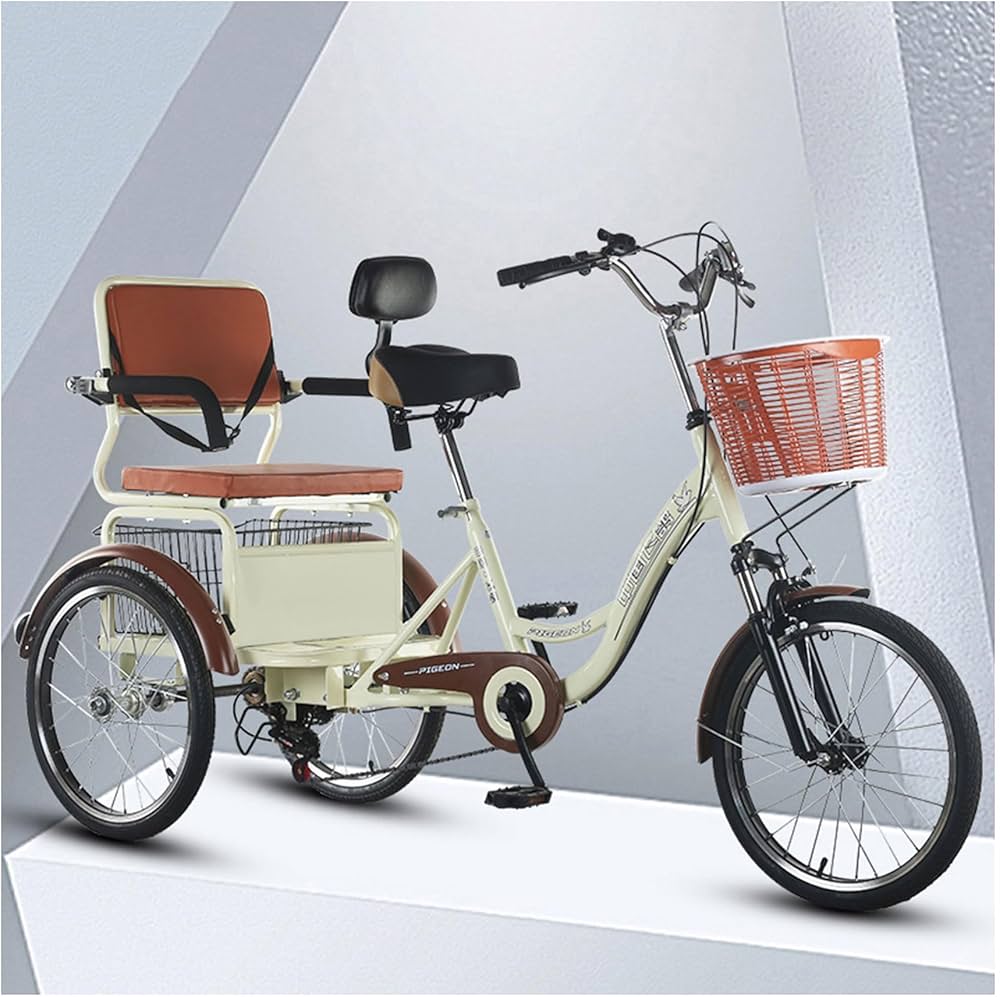 Amazon | HYNBDES 三輪自転車 大人用自転車 トライククルーザーバイク