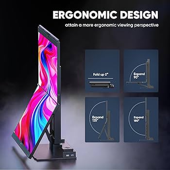 Amazon.co.jp: Geminos デュアル モバイルモニター 24インチ