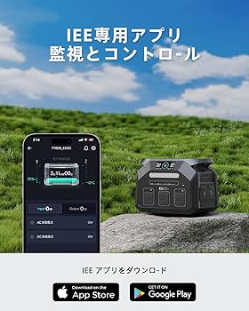 Amazon.co.jp: IEE ポータブル電源 P1800 大容量 1024Wh 長寿命10年