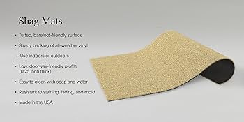 Amazon.com: Chilewich Martha by Martha Stewart Heathered Shag