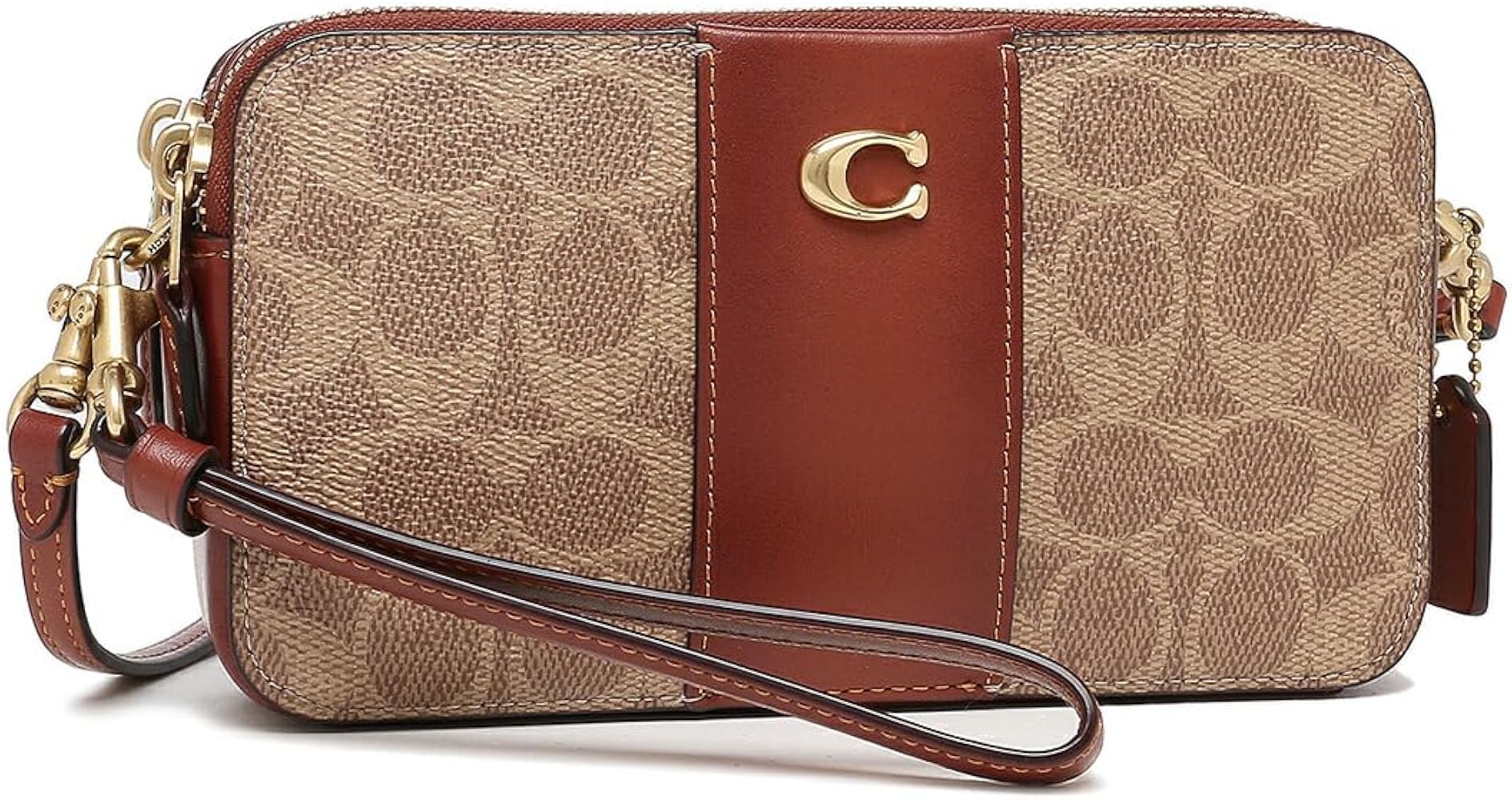 Amazon | COACH ショルダーバッグ キラ ブラウン ベージュ レディース