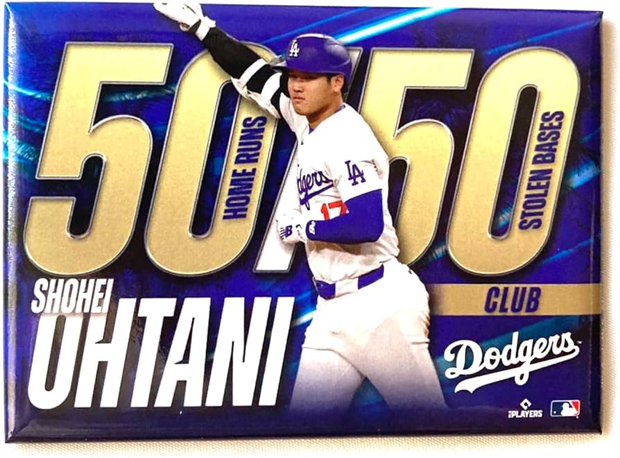 Amazon.co.jp: 【海外限定】大谷翔平 50/50 記念 マグネット