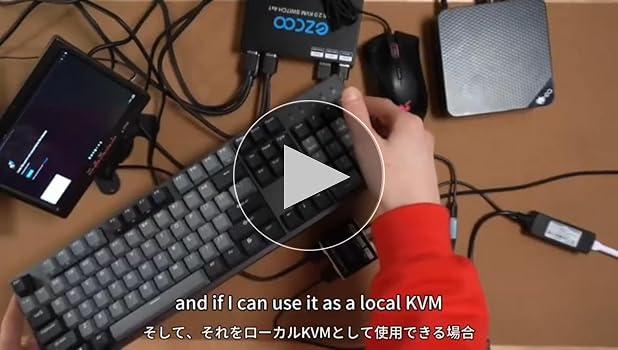 Amazon.co.jp: BitPC JetKVM IP KVMスイッチ コンピュータリモート