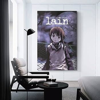 Amazon.co.jp: WEERSHUN シリアル実験 Lain アニメポスター 部屋 美的