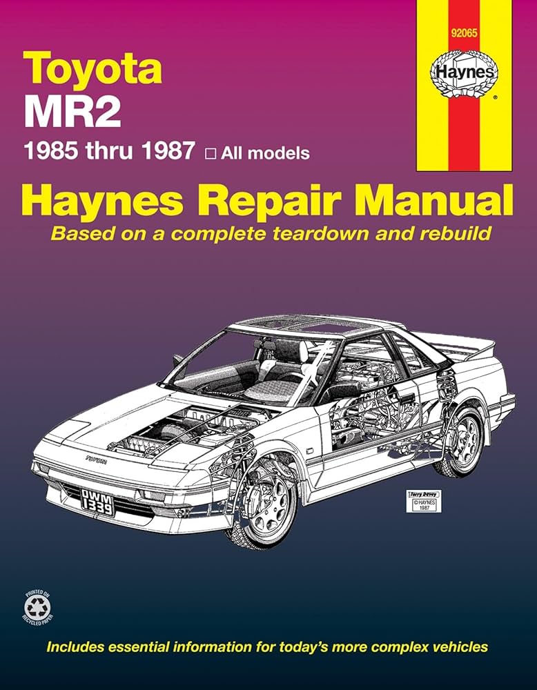 Toyota MR2 '85'87 (Haynes Repair Manuals): Haynes: 9781850103394