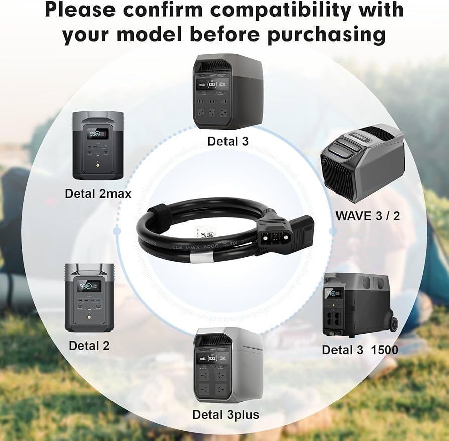 Amazon.com: Extra Battery Cable for ecoflow, XT150 Extra Battery