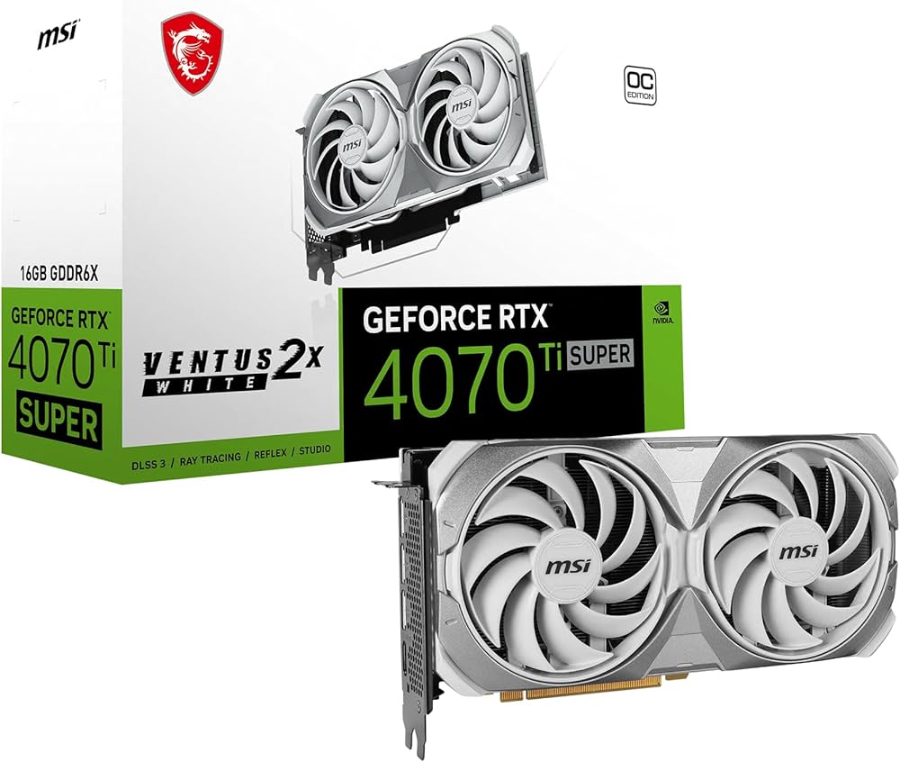 Amazon | MSI Gaming RTX 4070 Ti Super 16G Ventus 2X ホワイト OC