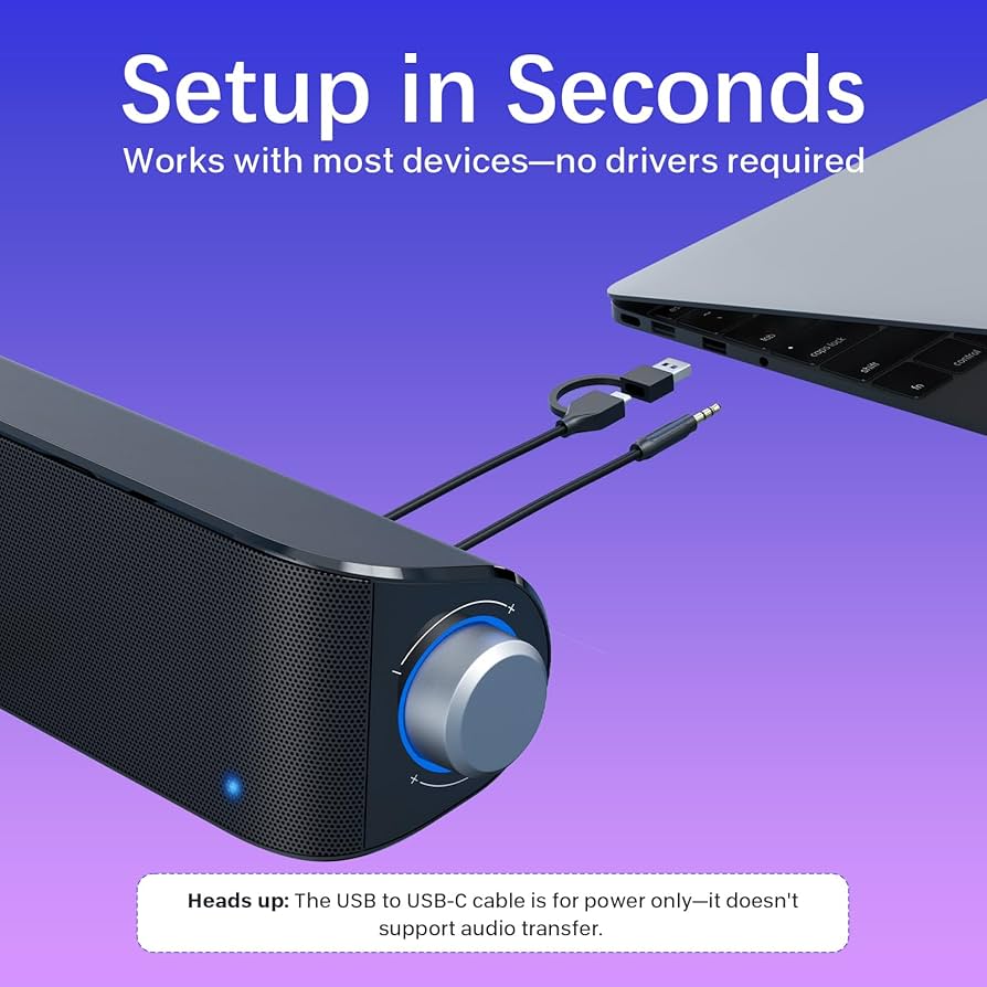 Amazon.com: Nylavee Computer Speakers, Hi-Fi Stereo Computer Sound