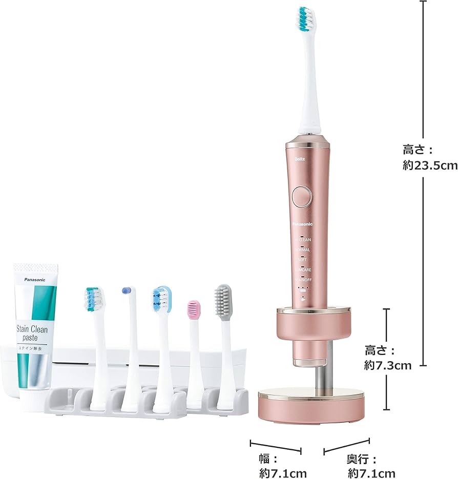 Amazon.co.jp: パナソニック 電動歯ブラシ ドルツ ピンク EW-DP52-P