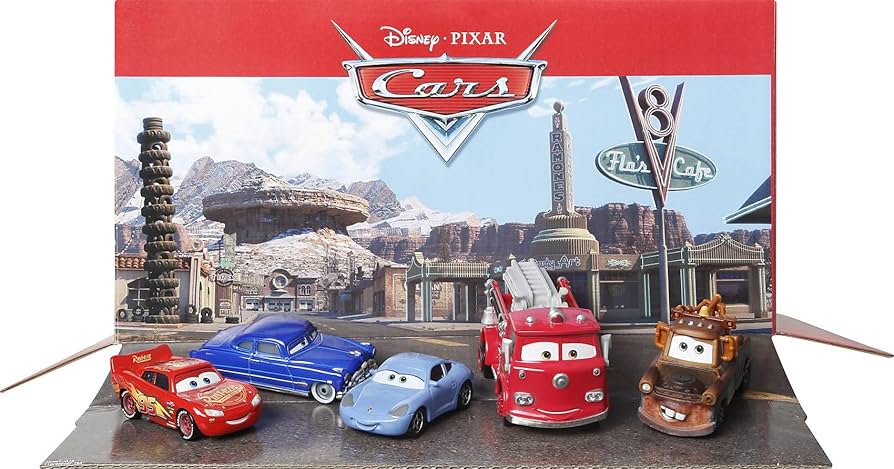Amazon.com: Mattel Disney and Pixar Cars Vehicle 5-Packs with 4