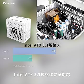 Amazon | Thermaltake TOUGHPOWER GT 850W Snow ATX 3.1/PCI Express