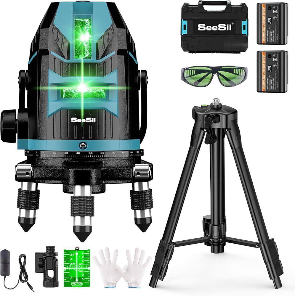 Amazon | 【2025最新改良】SEESII レーザー墨出し器 グリーンレーザー