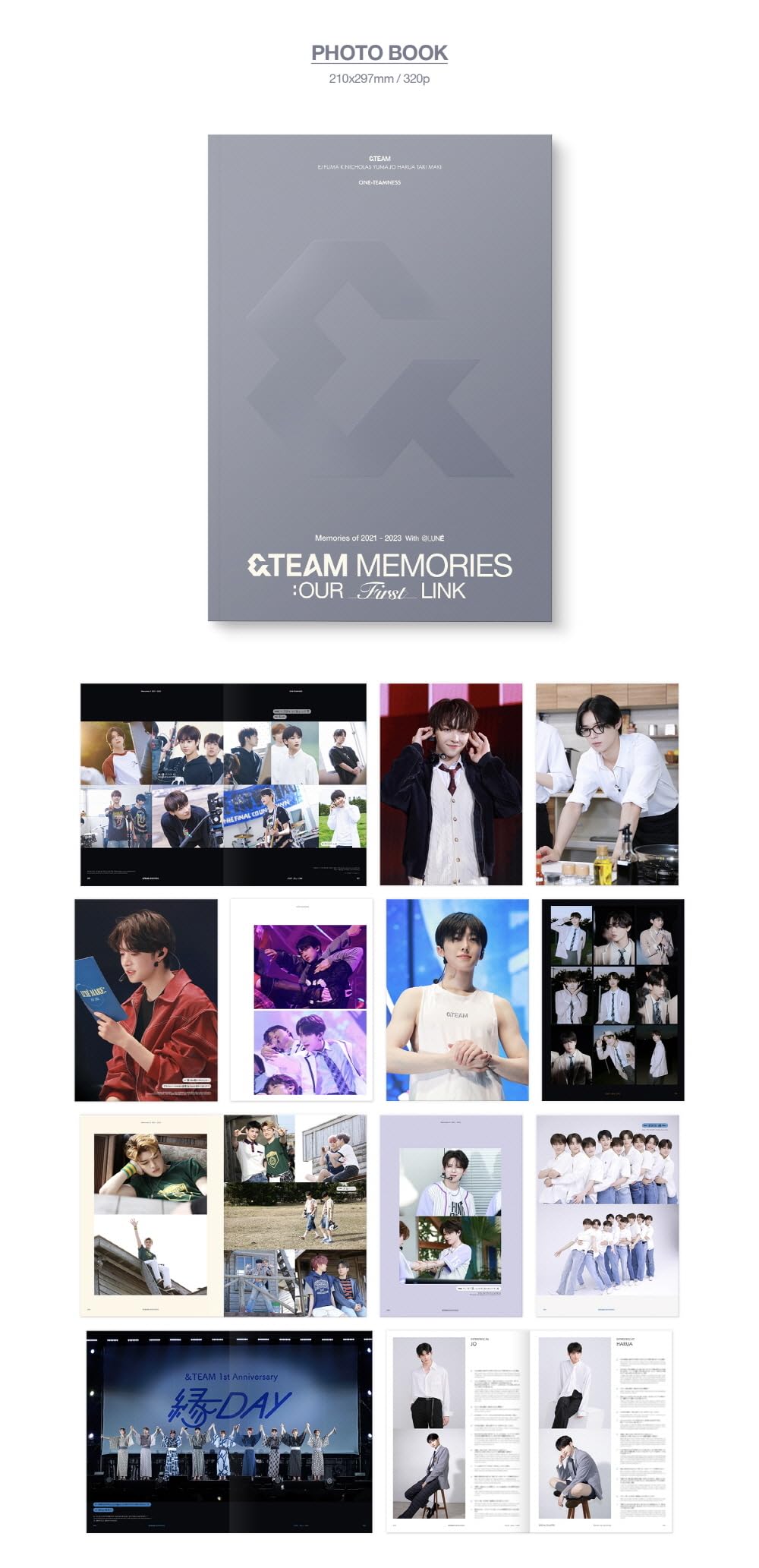 Amazon｜&TEAM Memories : Our First Link + 予約販売特典 [韓国盤